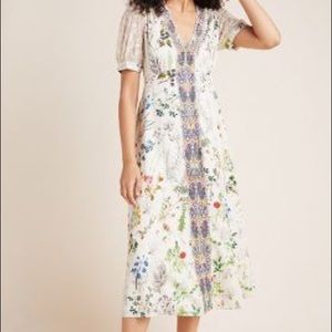 Anthropologie Floral Dress NWT